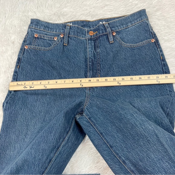 J Crew New high rise full length Demi-boot jeans in Kamari wash raw hem - Picture 7 of 11